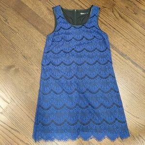 Kensie royal blue lace dress, size 4